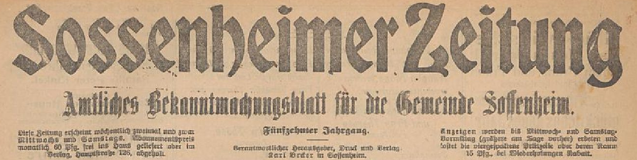 Sossenheimer Zeitung